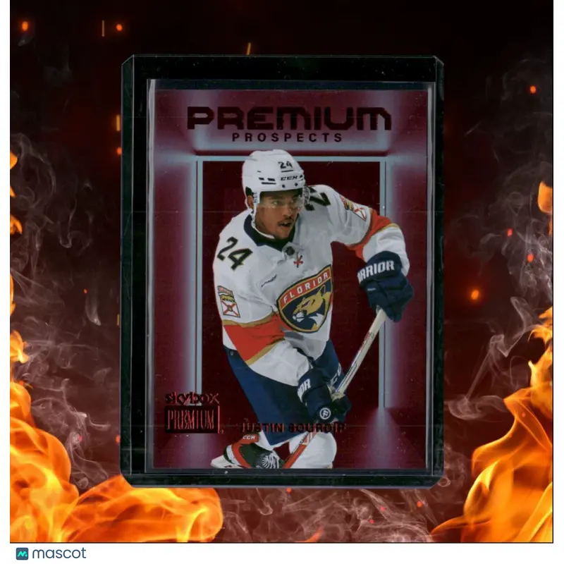 2023-24 SkyBox Metal Universe Justin Sourdif Premium Prospects Star Rubies