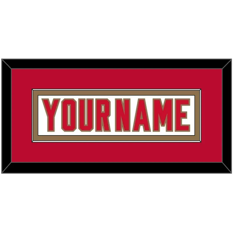 Denver Nameplate - Home White - Single Mat 3