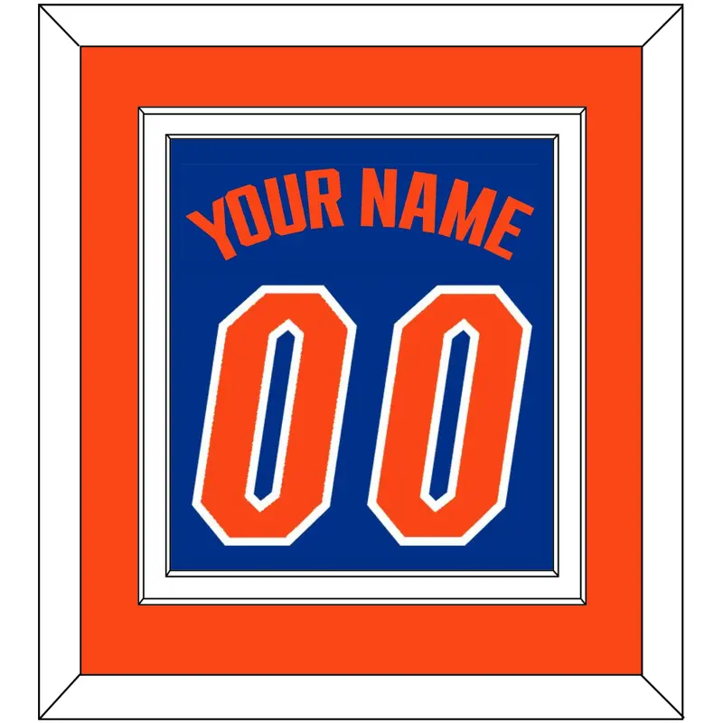 Florida Basketball Name & Number - Road Blue (2017-2018) - Double Mat 3