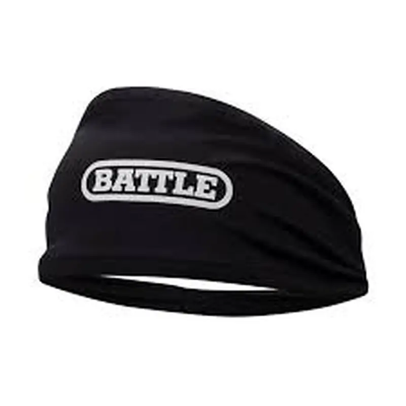 New Battle Lightweight Mesh Skull Wrap - White with Black Logo