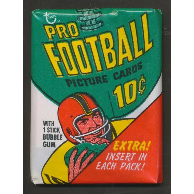 1970 Topps Football Unopened Wax Pack