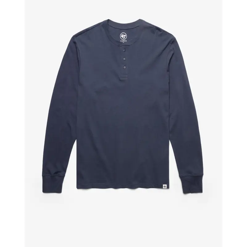 BLANK '47 FRANKLIN HENLEY LONG SLEEVE TEE