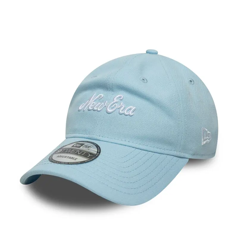 New Era Heritage Script Blue 9TWENTY Adjustable Cap