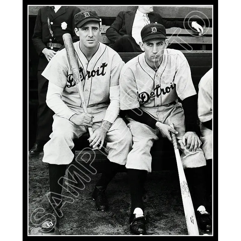 Hank Greenberg Charlie Gehringer 8X10 Photo - Detroit Tigers - 1828