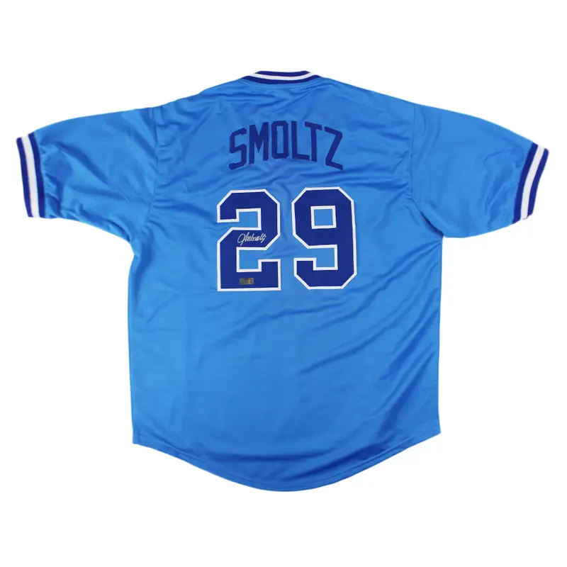 John Smoltz Autographed Atlanta (Powder Blue #29) Custom Jersey - Radtke