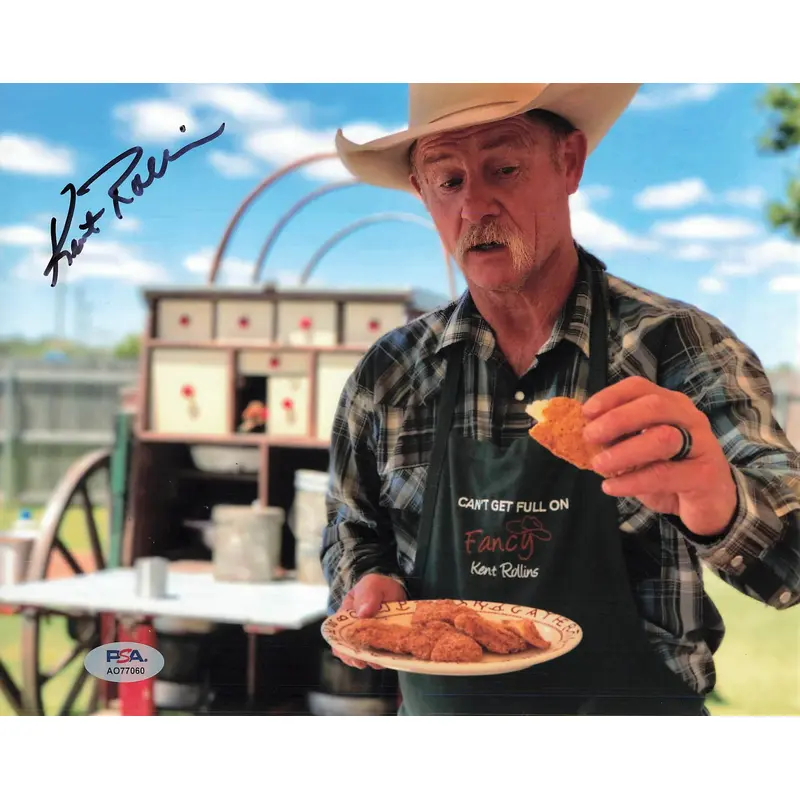 Kent Rollins signed 8x10 photo PSA/DNA Autographed Chef & Author