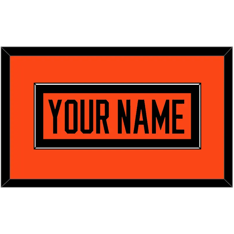 Philadelphia Nameplate - Alternate Black - Single Mat 2