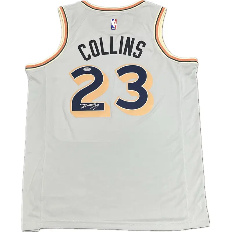Zach Collins signed jersey PSA/DNA San Antonio Spurs Autographed