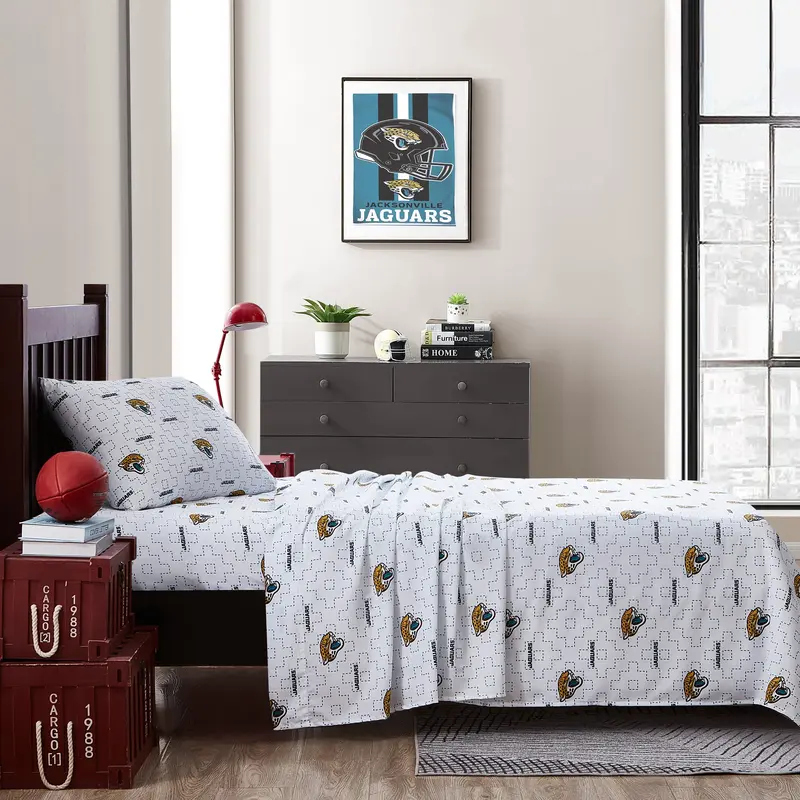 Jacksonville Jaguars Scatter Sheet Set Twin
