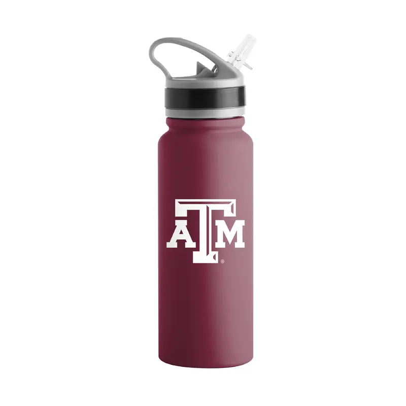 TX A&M 25oz Campus Color Letterman Stainless Single Wall Flip Top Bottle