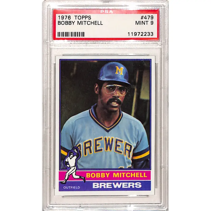 Bobby Mitchell 1976 Topps #479 PSA 9 Mint