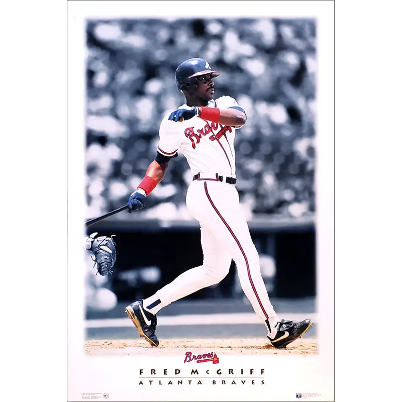 Fred McGriff "Diamond Classic" Atlanta Braves Poster - Costacos 1996