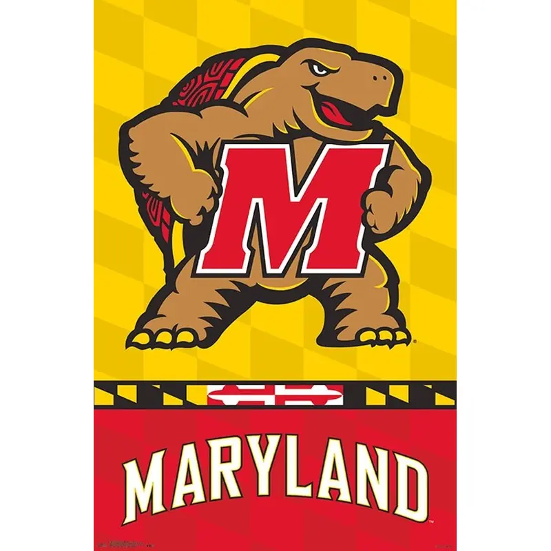 University of Maryland Terrapins Official NCAA Team Logo Poster - Trends International
