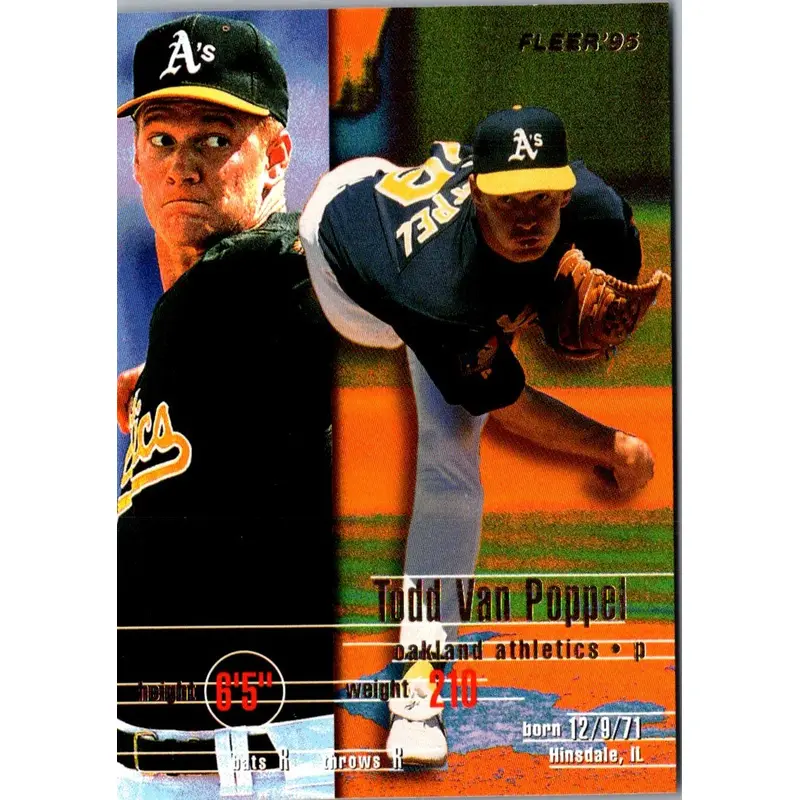 1995 Fleer Todd Van Poppel #256