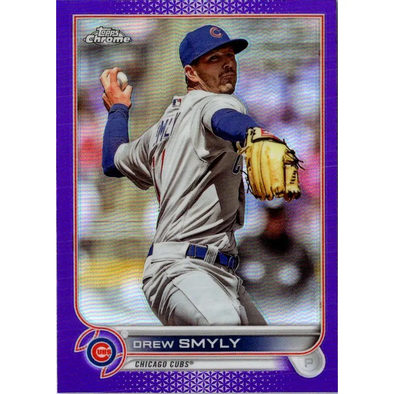2022 Topps Chrome Update Purple Refractor Drew Smyly #USC66