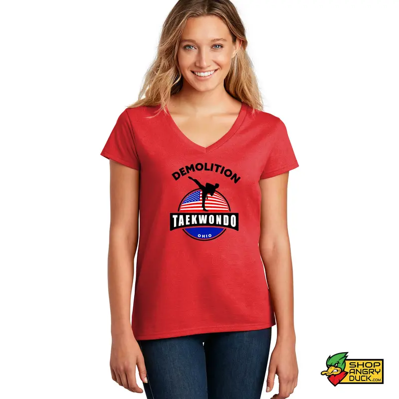 Demolition Taekwondo Ladies V-Neck T-Shirt