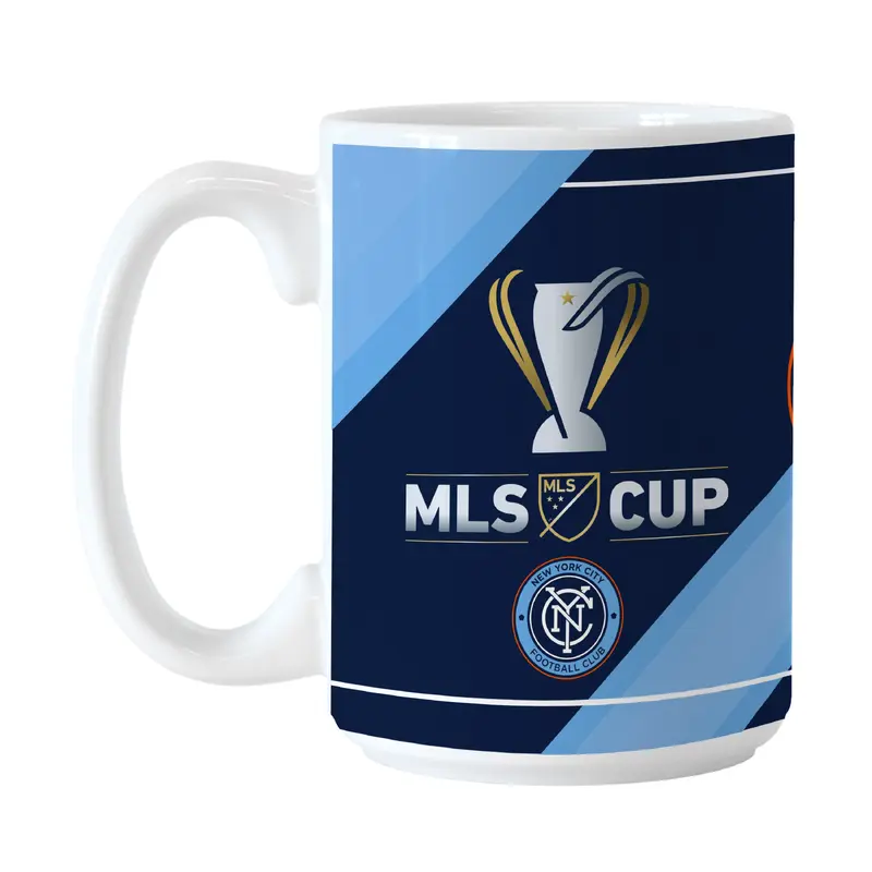 New York City FC 15oz 2021 MLS Champions Sublimated Mug