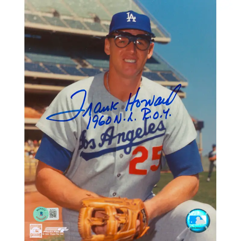 Dodgers Frank Howard "1960 N.L. R.O.Y." Authentic Signed 8x10 Photo BAS #BL91211