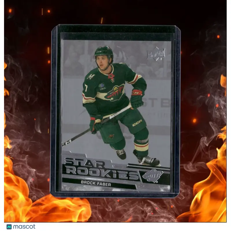 2023-24 Upper Deck Star Rookies Box Set Brock Faber Rookie #6