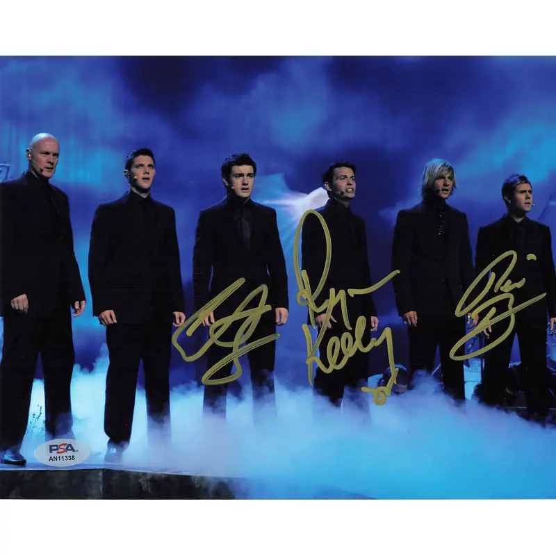 Celtic Thunder signed 8x10 photo PSA/DNA Autographed