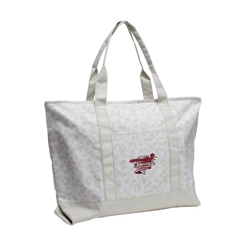 Ramapo College of  NJ Leopard Pattern Tote