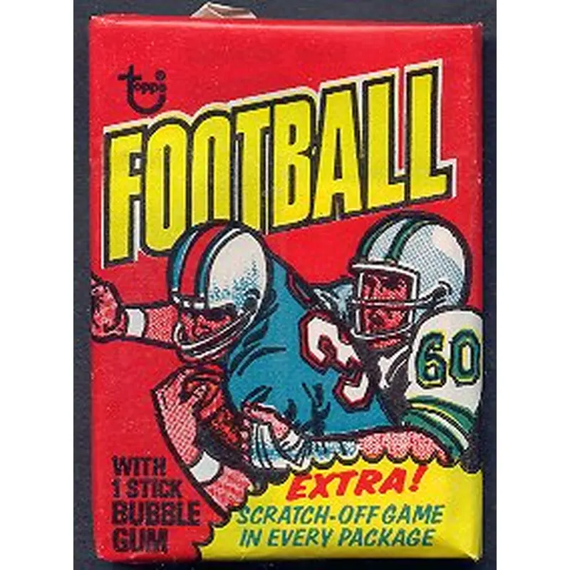 1975 Topps Football Unopened Wax Pack