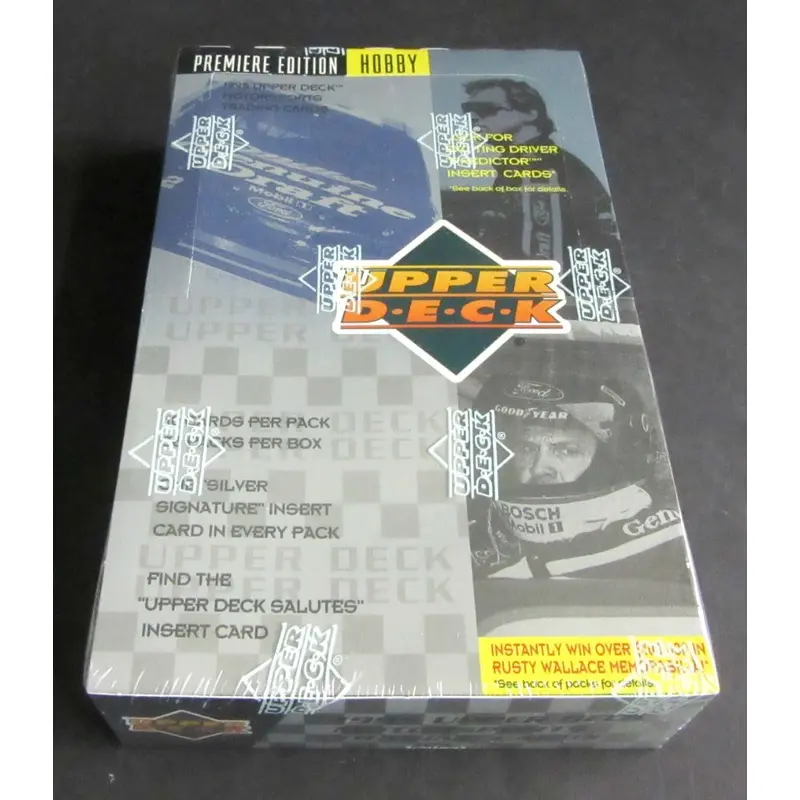 1995 Upper Deck Series 1 Racing Race Cards Box (36/10) (Hobby)
