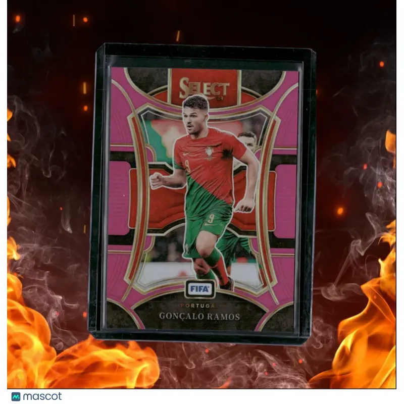 2023 Panini Select FIFA Goncalo Ramos Pink Prizm Mezzanine 59/75 #155