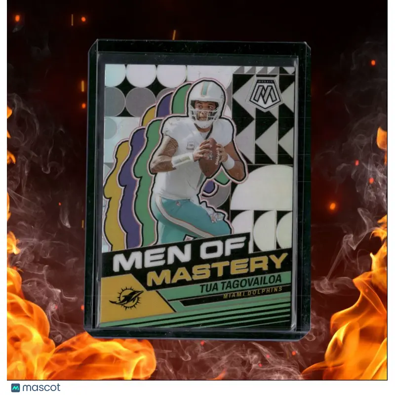 2024 Panini Mosaic Tua Tagovailoa Men of Mastery Silver Prizm #MM-13