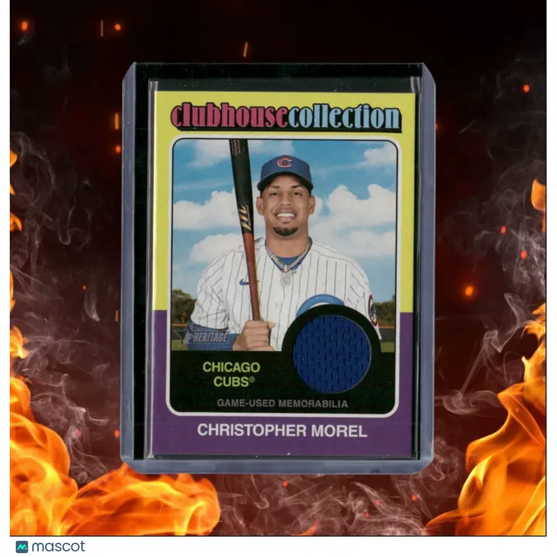 2024 Topps Heritage Christopher Morel Clubhouse Collection Jersey Relic #CCR-CMO