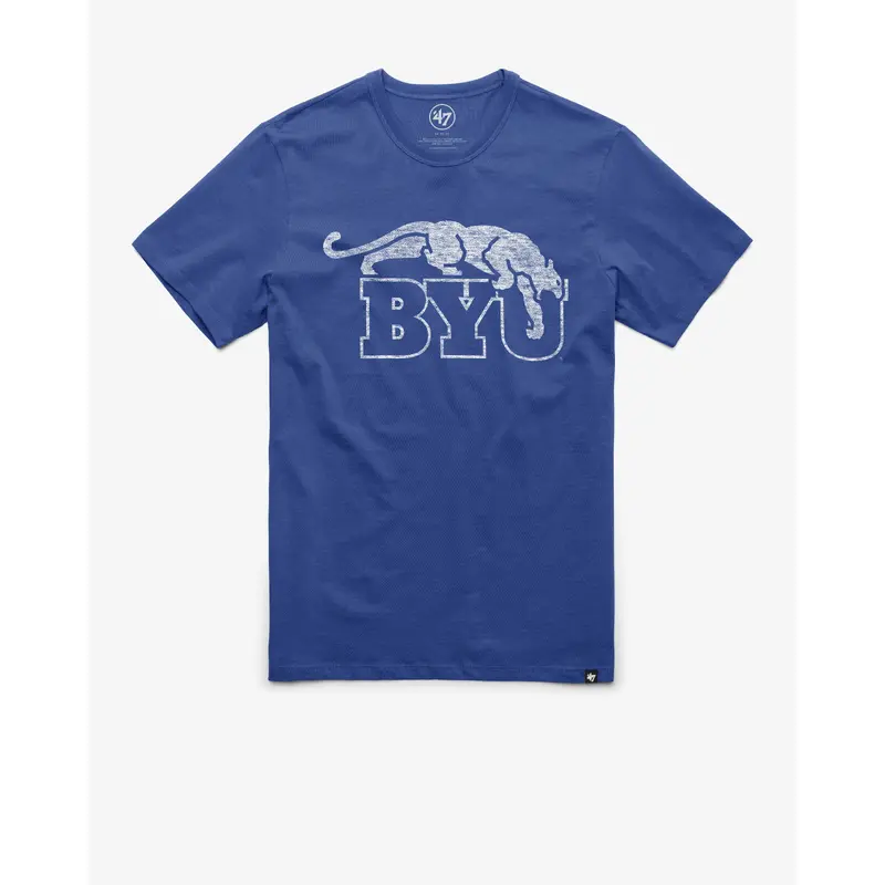 BRIGHAM YOUNG COUGARS VINTAGE PREMIER '47 FRANKLIN TEE