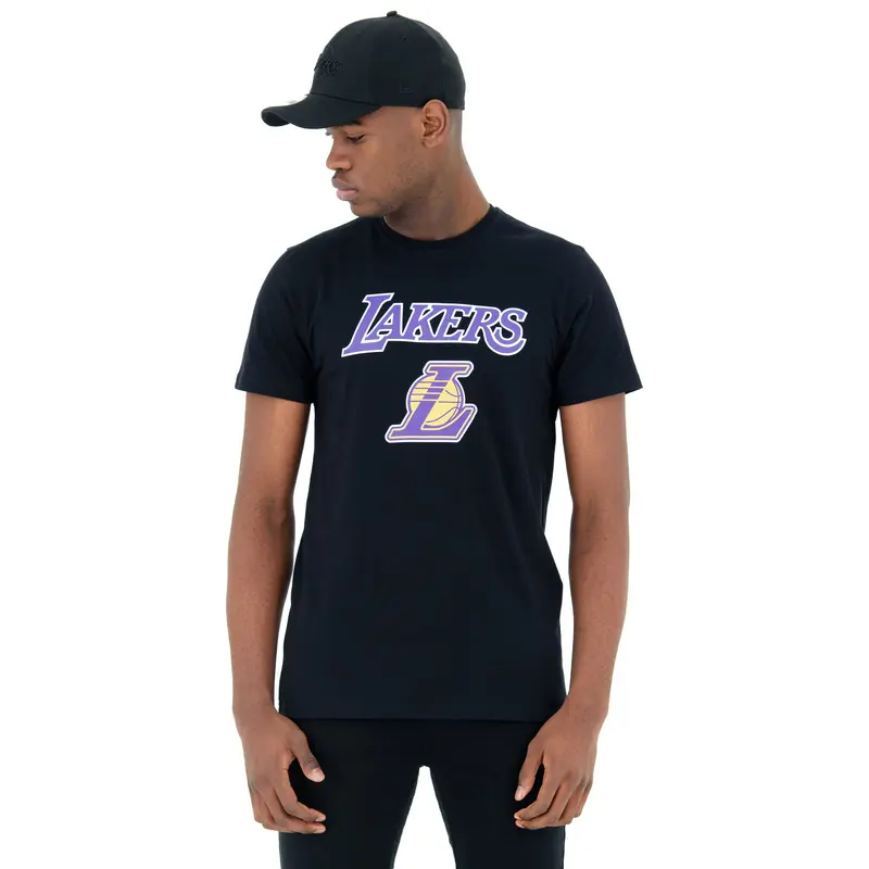 Team Logo Tee - Los Angeles Lakers - Sort