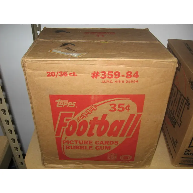 1984 Topps Football Unopened Wax Case (20 Box) (Authenticate)