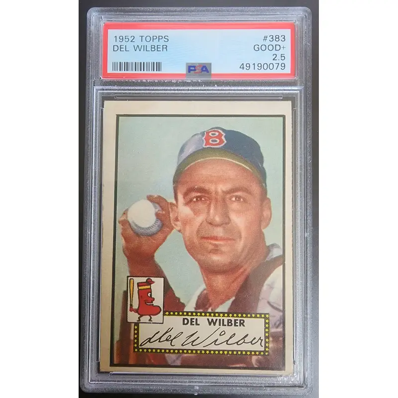 Del Wilber 1952 Topps #383 PSA 2.5