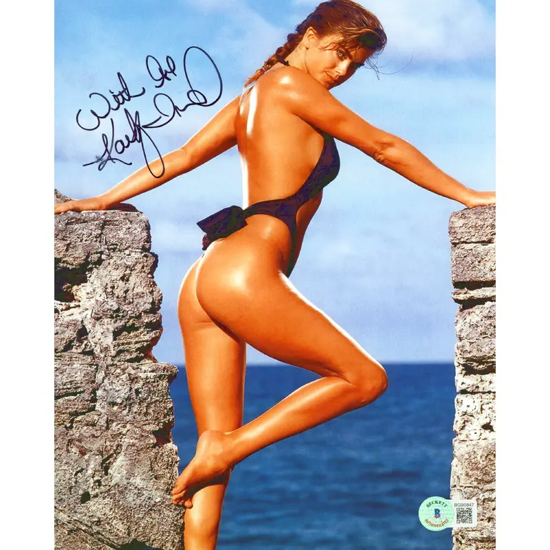 Kathy Ireland "With Love" Authentic Signed 8x10 Sexy Photo BAS #BG90847
