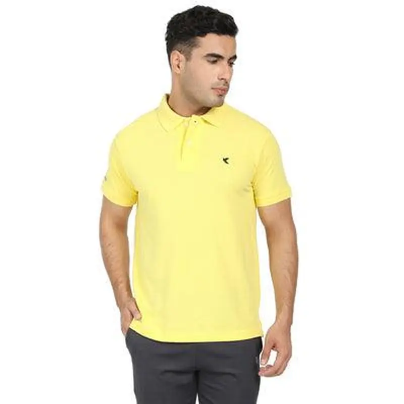 Kronos Cotton Polo All Seasons | Men's | Golden Yellow | KIBI Sports