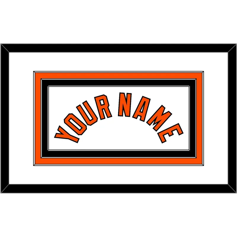 Baltimore Name - Home White (2004-2008) - Triple Mat 1