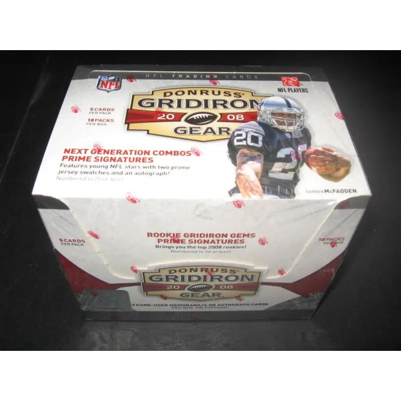 2008 Donruss Gridiron Gear Football Box (Hobby)