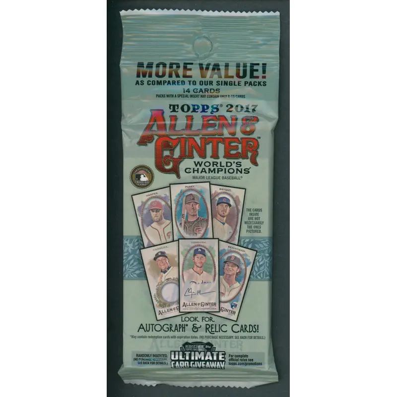 2017 Topps Allen & Ginter Unopened Value Pack (14 cards)