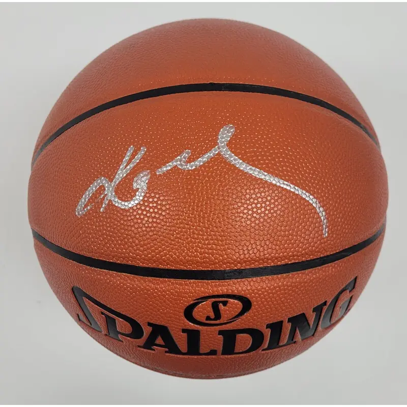 Kobe Bryant Signed Spalding Official Game Basketball Silver Ink Upper Deck UDA