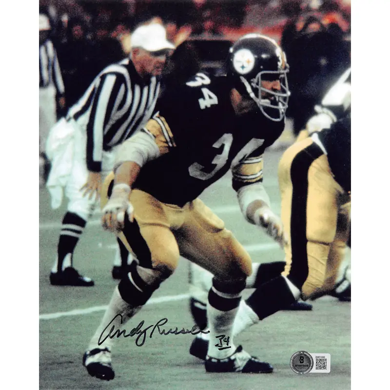 Steelers Andy Russell Authentic Signed 8x10 Photo Autographed BAS #BM01686