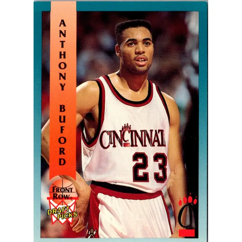 1992 Front Row Draft Picks Anthony Buford #13