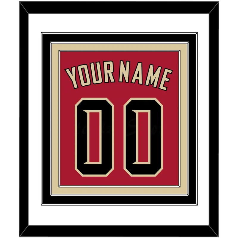Arizona Name & Number - Alternate Red (2020-2023) - Triple Mat 1