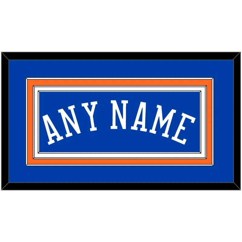 New York Name - Road Blue - Triple Mat 2