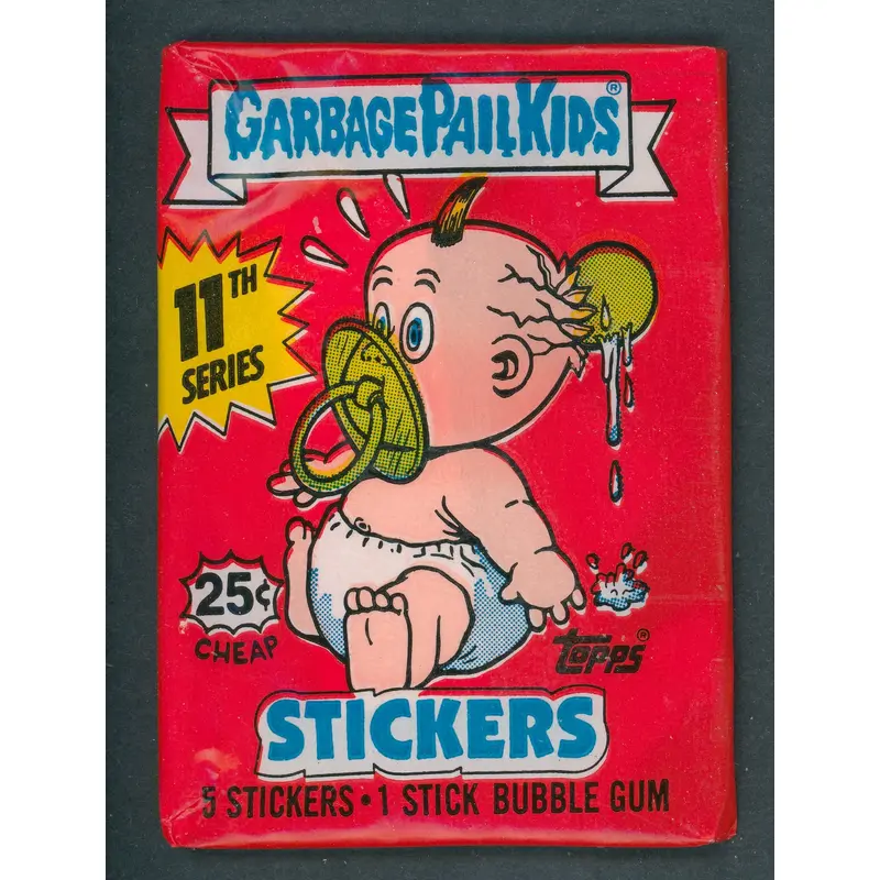 1987 Topps Garbage Pail Kids Series 11 Unopened Wax Pack (w/ price)