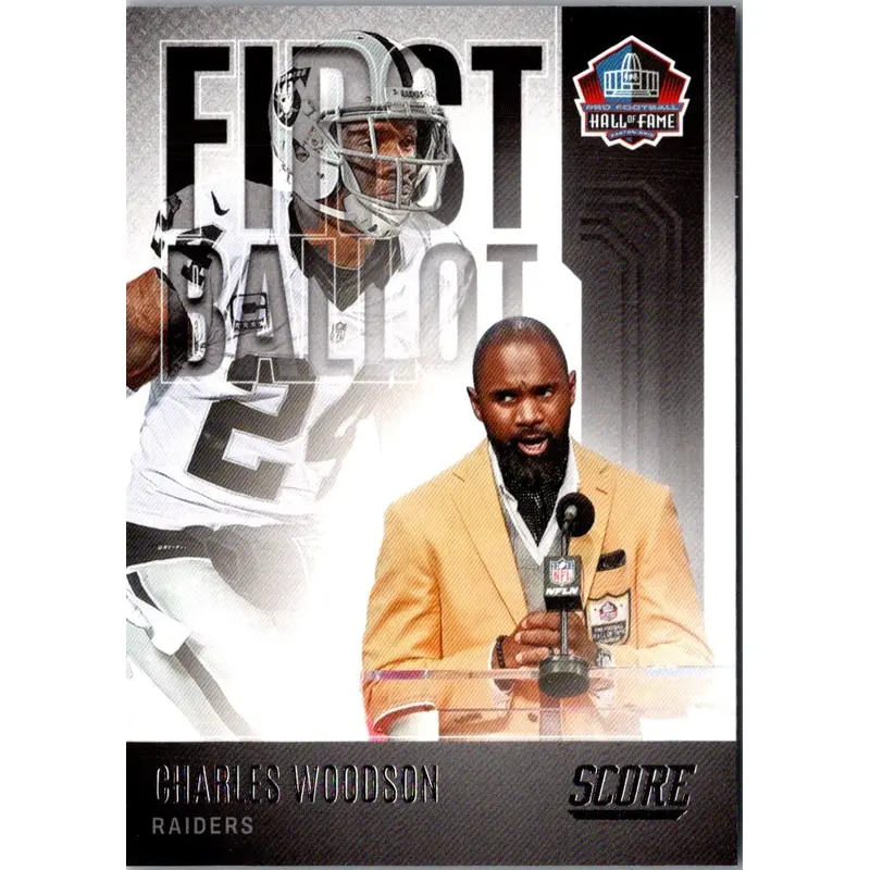 2022 Score First Ballot Charles Woodson #FB-CW
