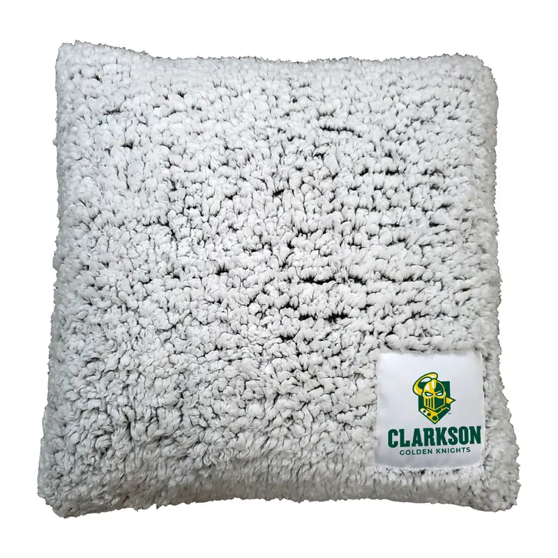 Clarkson University Frosty Fleece Pillow