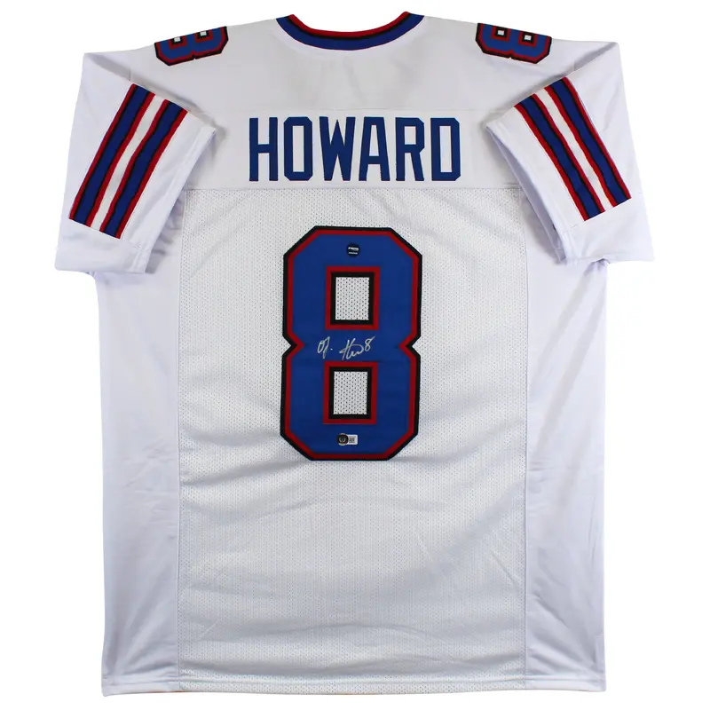 O.J. Howard Authentic Signed White Pro Style Jersey Autographed BAS Witnessed
