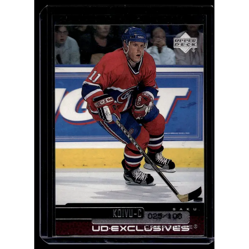 1999-00 Upper Deck - UD Exclusives - Saku Koivu #67 /100