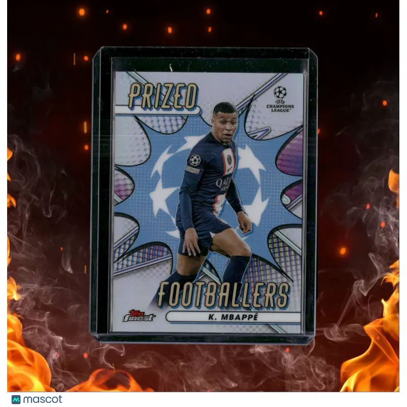 2022 Topps Finest Kylian Mbappe Prized Footballers #PF-17